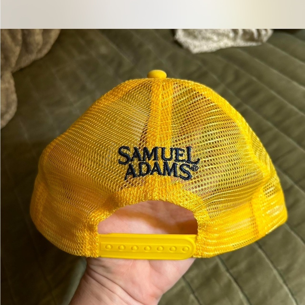 Samuel Adams Summer Ale Yellow Trucker Hat - Picture 3 of 4